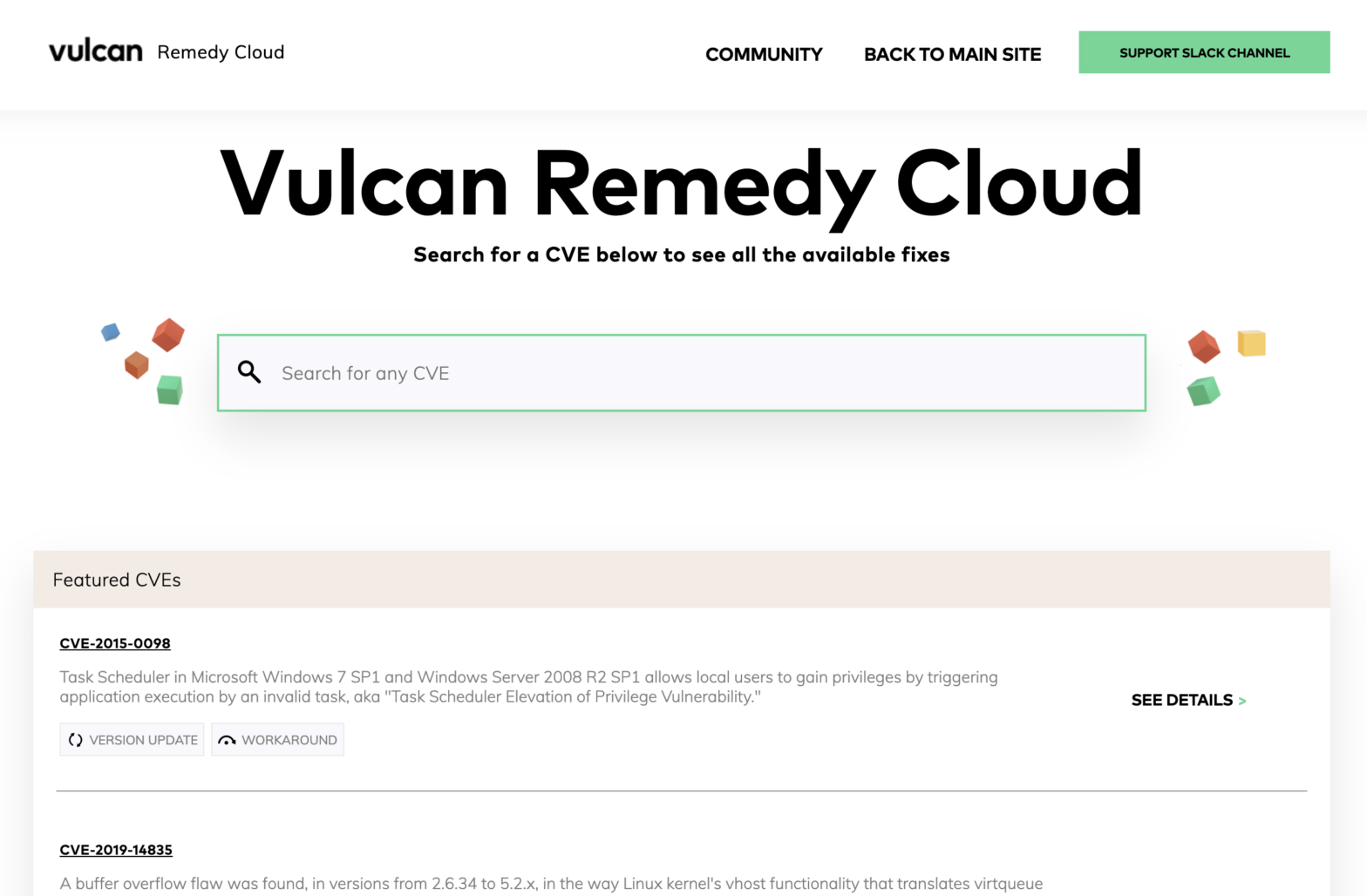 Vulcan Remedy Cloud