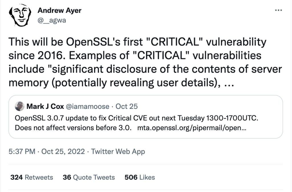 openssl vulnerability