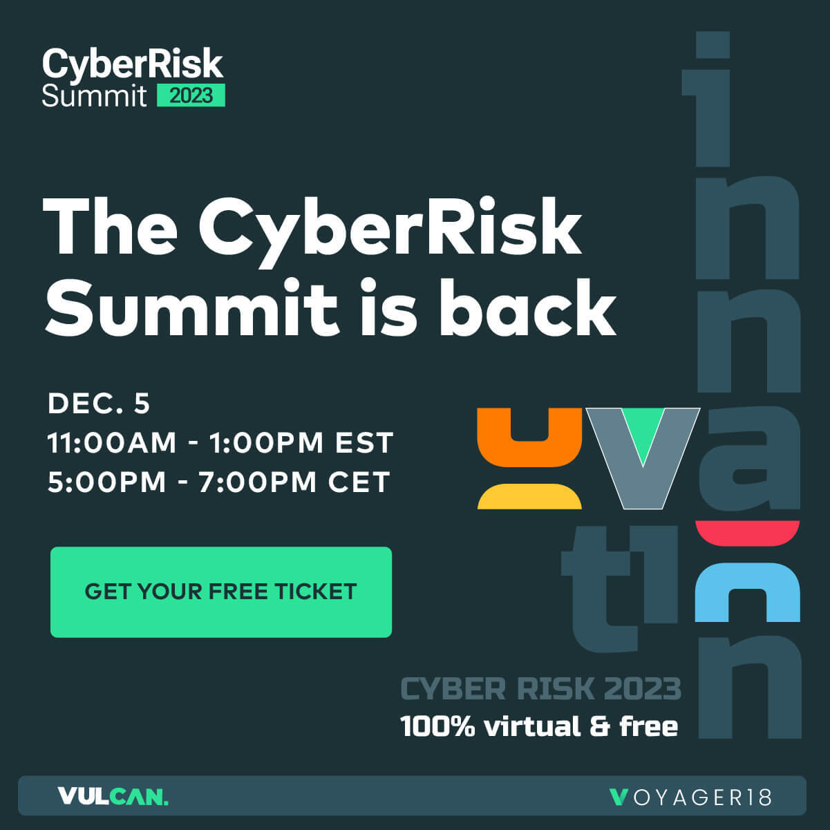 The CyberRisk Summit December 2023